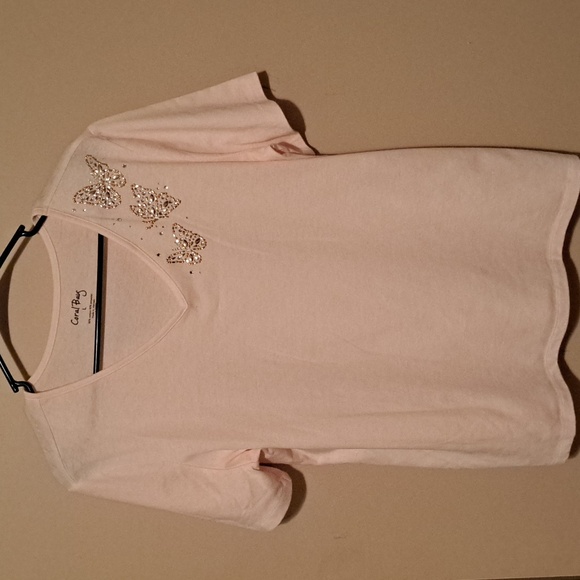 Coral Bay Coral and Pink T-shirt. Large. - Picture 3 of 5